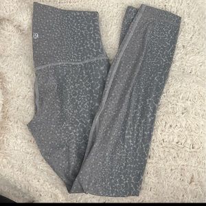 Grey Leopard Lululemon Align Leggings Size 6